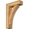 Ekena Millwork Thorton Block Rough Sawn Bracket w/ Offset Brace, Western Red Cedar, 8"W x 28"D x 40"H BKT0806X28X40THR05RWR - alternate 1